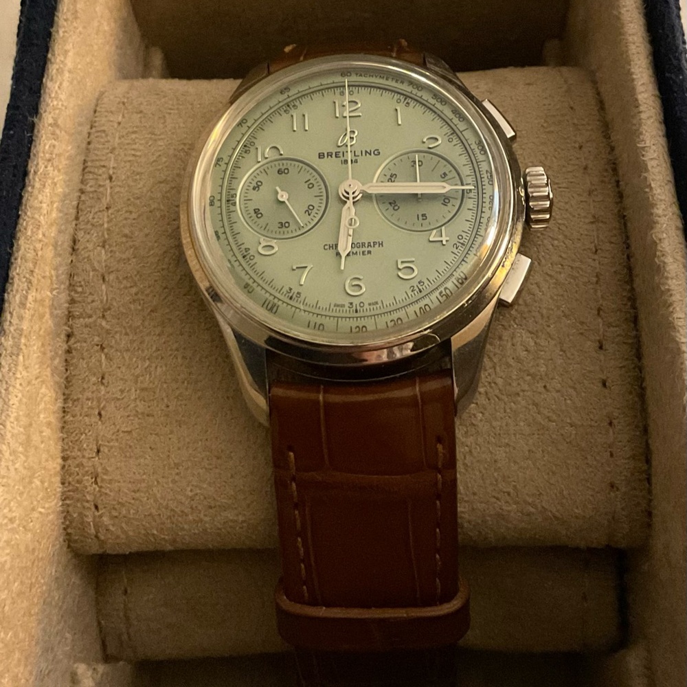 Breitling Premier B09 Green Chronograph 40